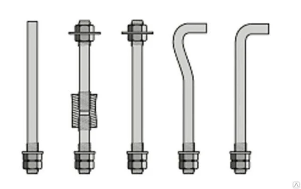 Фото Болт фундаментный Тип 1.1-5