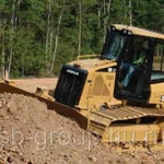 фото Аренда болотного бульдозера CAT D5 k, планировщик от 12500