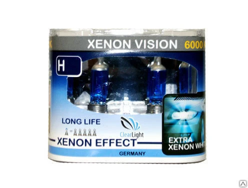 Фото Галогеновая лампа ClearLight HB4 XenonVision (12V-55W/компл.2 шт)