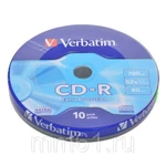 фото Диск Verbatim  CD-R 700Mb 52х Shrink/10