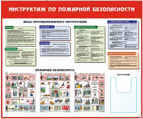 Фото Инструктажи по пожарной безопасности