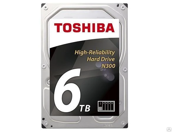 Фото Жесткий диск 3.5" 6Tb Toshiba N300 HDWN160EZSTA, 7200rpm, 128Mb, 
SATA3