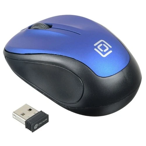 Фото Мышь Oklick 665MW Black-Blue USB