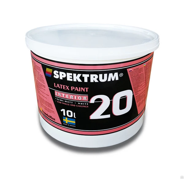 Фото Краска для стен "Spektrum 20", 10л