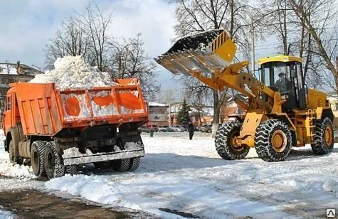 Фото Вывоз снега