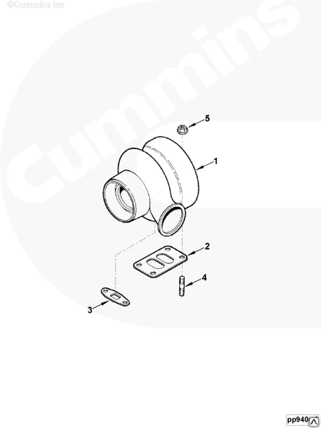 Фото Турбина Cummins ISBe 4047747 4956072 4047748 4047751