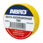 фото Изолента желтая 10м, ABRO ET-912-Y