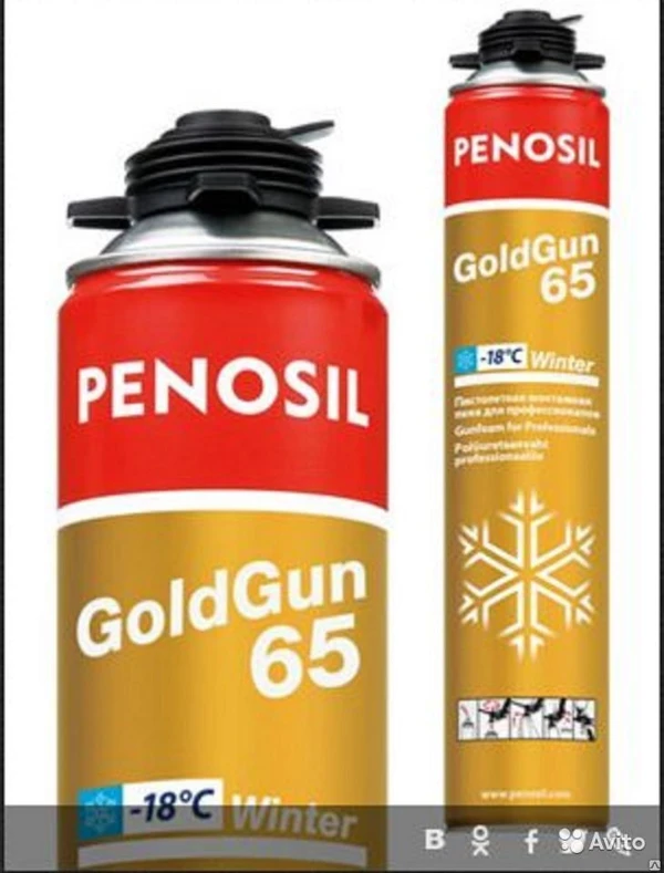 Фото Пена Penosil Gold Gun 65L проф. монтажная 750 мл