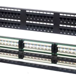 фото Патчпанель 19, 48xRJ45, UTP, Кат. 6 Hyperline PP2-19-48-8P8C-C6-110