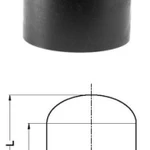 фото Заглушка ПНД литая ПЭ 100 / 80 SDR 11 (спигот) Ду 63 мм