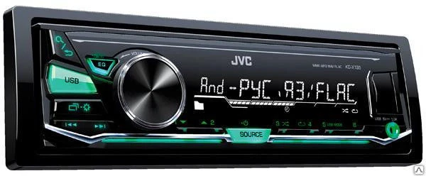 Фото Автомобильная магнитола JVC KD-X135 1Din без CD