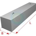 фото Железобетонная перемычка 2ПБ 25-2п 2460х120х140 мм