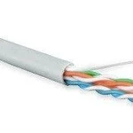 фото Кабель витая пара U/UTP кат.5E 4х2х24AWG solid LSZH нг(А)-HF UUTP4-C5E-S24-IN-LSZH-GY-305 сер. (м) Hyperline 42045