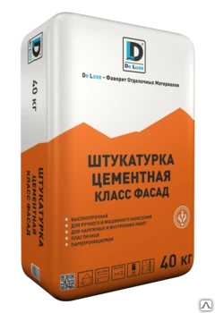 Фото Штукатурка цементная "Класс" Фасад РН и МН De Luxe