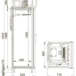Фото №2 Шкаф холодильный DP105-S