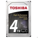 фото Жесткий диск 3.5" 4Tb Toshiba X300 HDWE140EZSTA, 7200rpm, 128Mb, 
SATA3