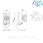 Фото №4 Дозирующий насос AquaViva универсальный 5 л/ч (AML200NPE0009) с ручной регулировкой