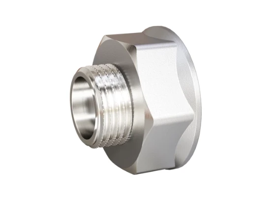 Фото Переход LD Pride DN40х32 (1 1/2"ВР х 1 1/4"НР) латунь никель