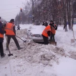 фото Убираем снег