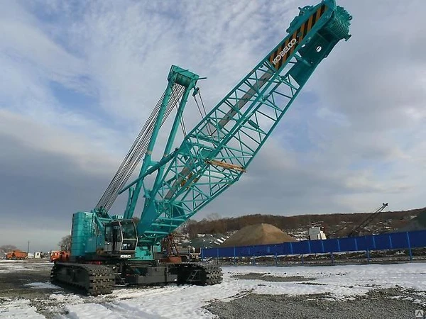 Фото Аренда гусеничного крана 80 тонн с оператором, Kobelco