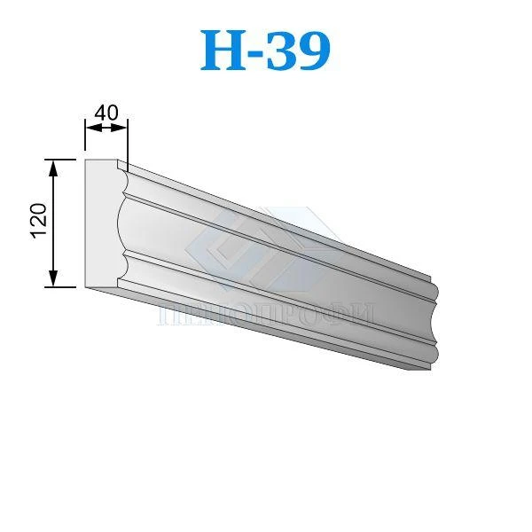 Фото Фасадные наличники из пенопласта (пенополистирола) Н-39, ПСБ-С-25Ф. Фасадный декор из пенопласта