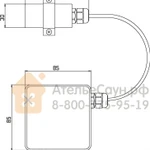 Фото №2 Проектор Cariitti VPL10 (1501414, IP55, 1W, светодиод, теплый свет)