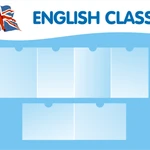 фото Стенд школьный English class