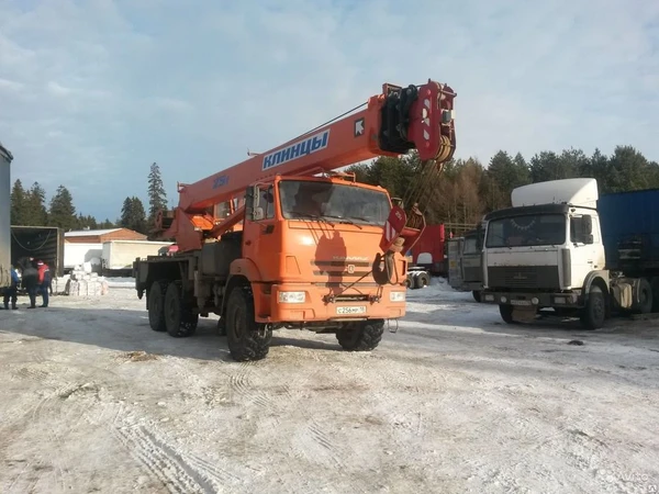 Фото Автокран-вездеход 25т Вылет 28метров