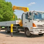 фото HINO 500. Борт + КМУ Soosan SCS335(3,2т)