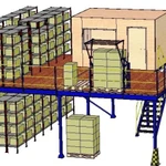 фото Стеллажи мезоннин