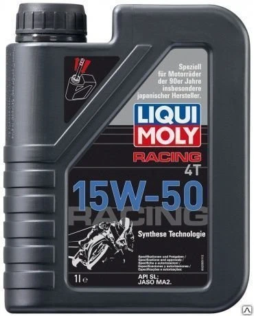 Фото Масло моторное LiquiMoly Racing 4T 15w-50 (1 л.) (SL/MA-2)