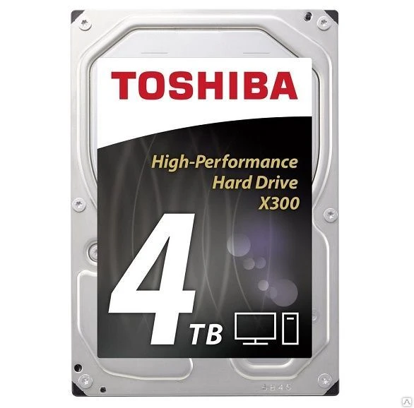 Фото Жесткий диск 3.5" 4Tb Toshiba X300 HDWE140EZSTA, 7200rpm, 128Mb, 
SATA3