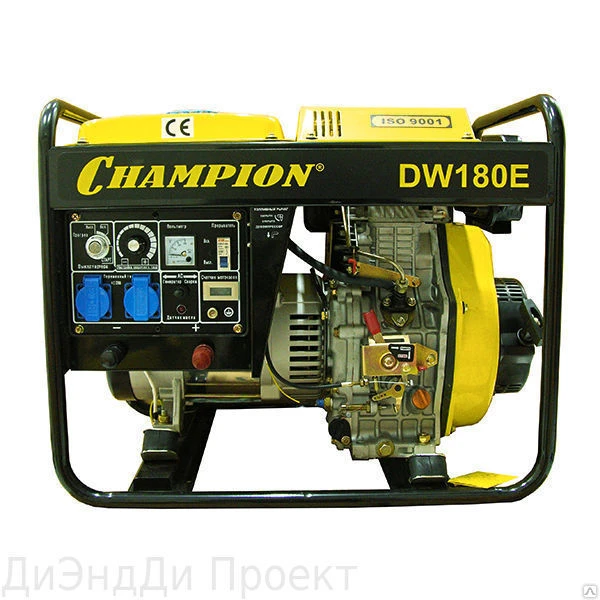 Фото Генератор дизельный с функцией сварки Champion DW180E CHAMPION - КНР