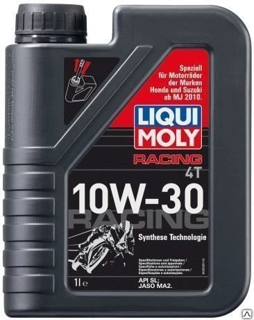 Фото Масло моторное LiquiMoly Racing 4T 10w-30 (1 л.) (SL/MA-2)