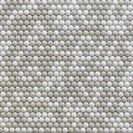 фото Мозаика BONAPARTE Pixel cream 325х318 стеклянная