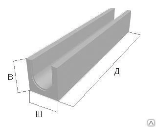 Фото Л-1-7 Водоотводные лотки Серия 3.006.1-2