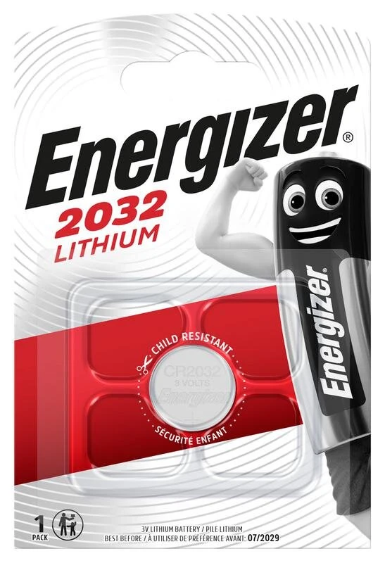 Фото Элемент питания литиевый Lithium CR2032 BL1 (1/10/140) (блист.1шт) Energizer E301021302