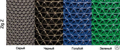 Фото Противоскользящая резиновая дорожка ZigZag размер 0,9х10 м