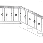 фото Кованые перила №3