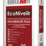 фото Универсальный наливной пол быстротвердеющий МАГМА "EcoNivelir" 20кг