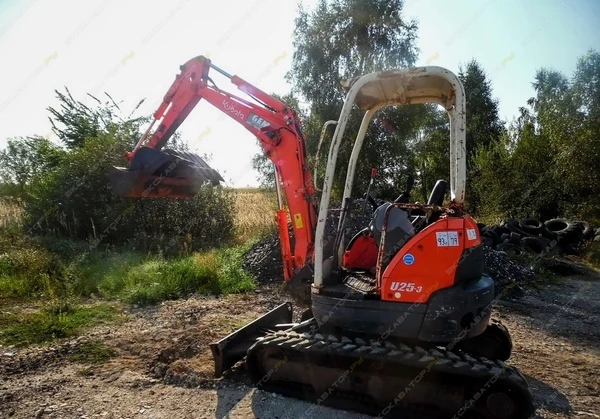 Фото Аренда мини-экскаватора Kubota U25S, Рыбинск