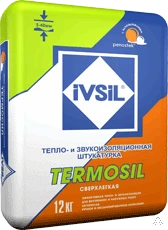 Фото Теплоизоляционная штукатурка IVSIL TERMOSIL / ИВСИЛ ТЕРМОСИЛ