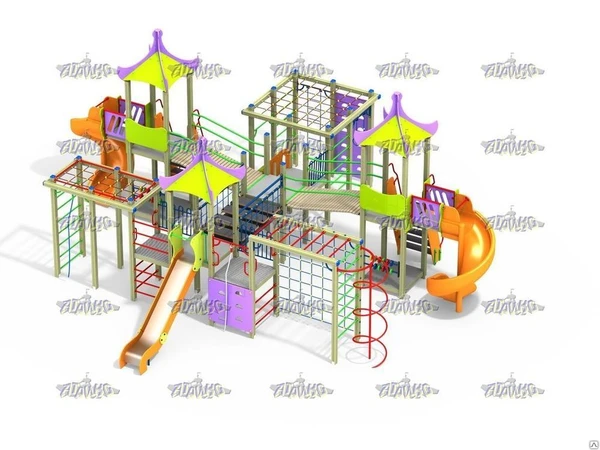 Фото Детский игровой комплекс Прибрежный Н=1500, 1800