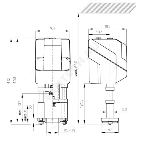 Фото Электропривод Danfoss AME 86 082G1462