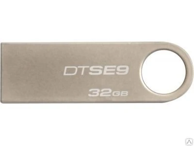 Фото Флешка 32Gb Kingston DataTraveler SE9 DTSE9H/32Gb, USB 2.0, серебристый