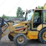 фото Аренда экскаватора-погрузчика Komatsu WB93R-2, Москва