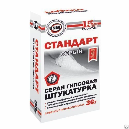 Фото Штукатурка UNIS Юнис Стандарт 30кг